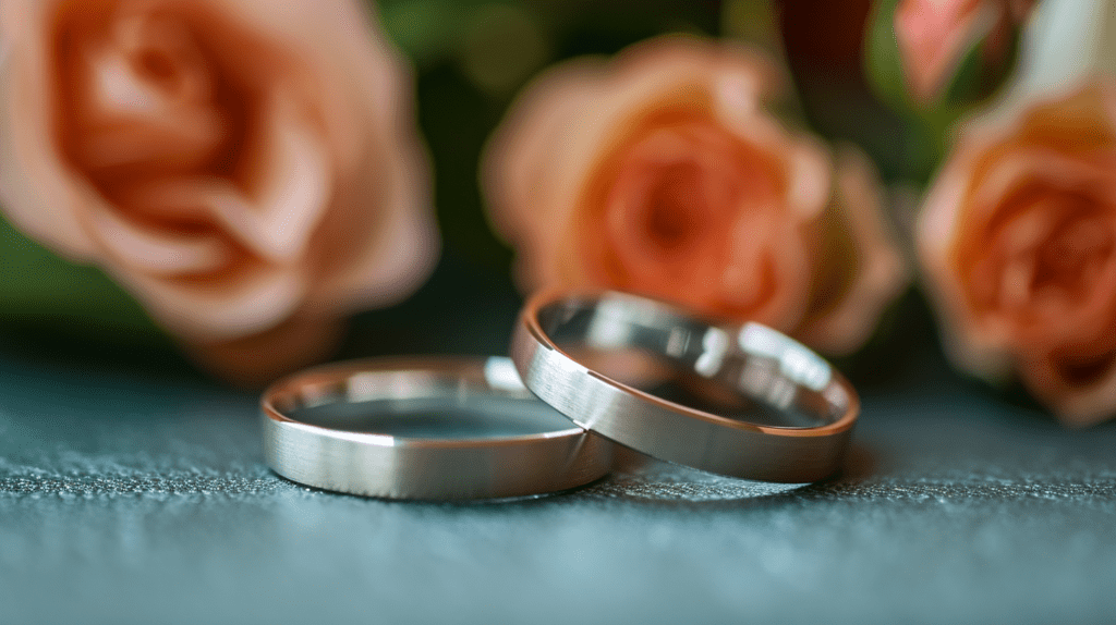 Eheringe günstig 2 Trauringe guenstig Platin feinmatt